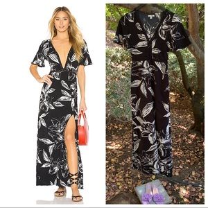 HP! Revolve Amuse Society Seaside Black Maxi Dress